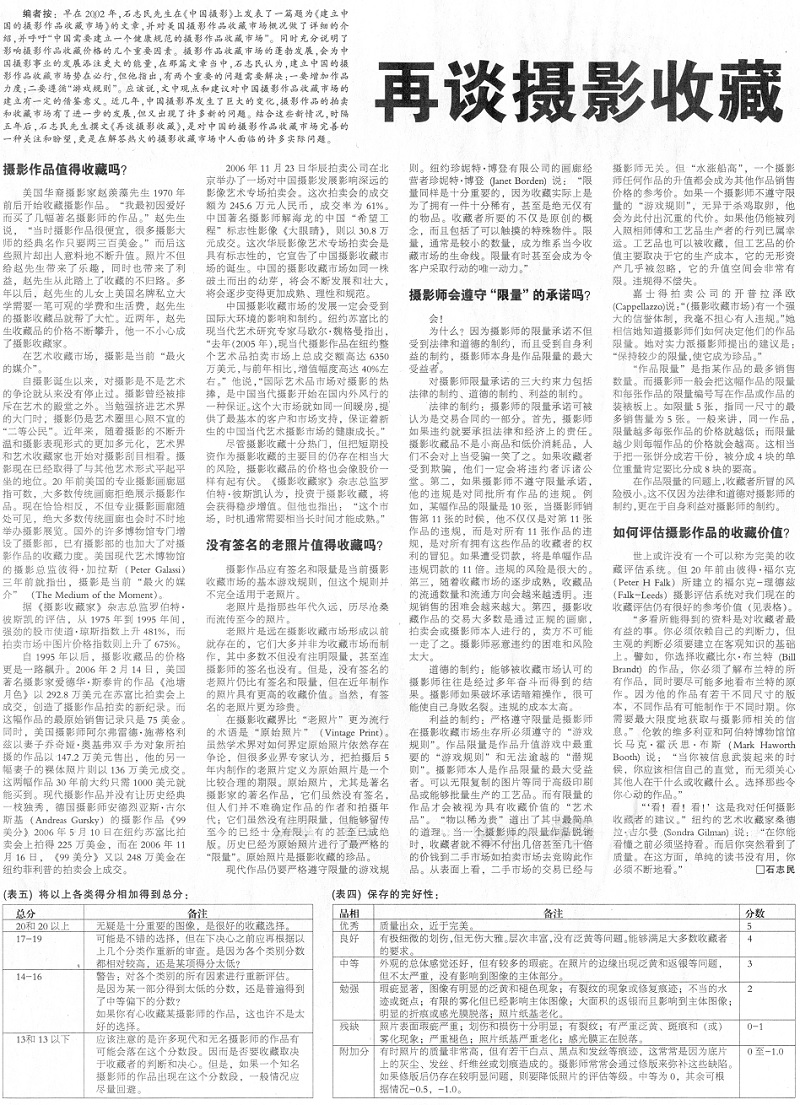 石志民 再谈摄影收藏
